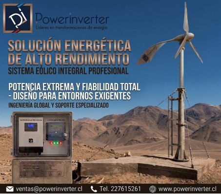 AEROGENERADOR - TURBINA EOLICA - ALTO RENDIMIENTO 48V/1000W